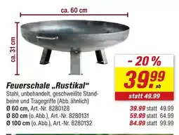toom Baumarkt Feuerschale rustikal ø 60 cm Angebot