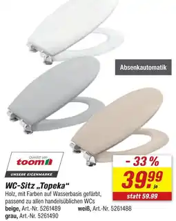 toom Baumarkt Toom wc-sitz 'topeka' Angebot