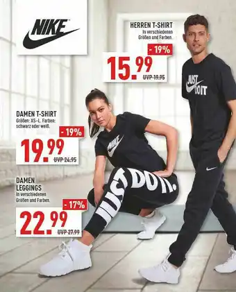 Marktkauf Nike Damen Oder Herren T-shirt Oder Damen Leggings Angebot