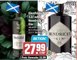 AEZ Glenfiddich 12J oder Hendrick Gin Angebot