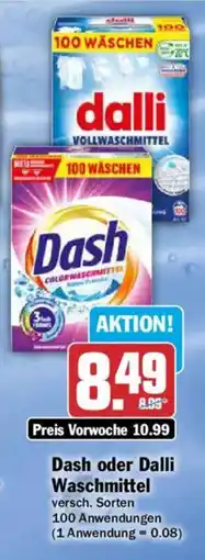 AEZ Dash oder Dalli Waschmittel Angebot