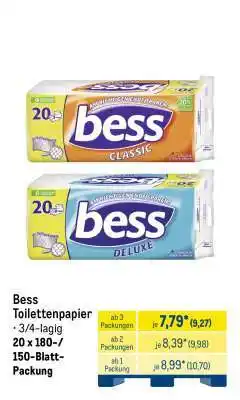 METRO bess Toilettenpapier Angebot
