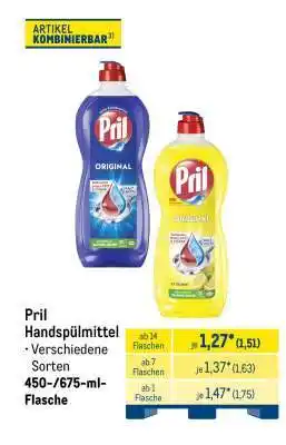 METRO Pril Handspülmittel Angebot