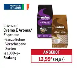 METRO Lavazza Crema E Aroma/Espresso Angebot