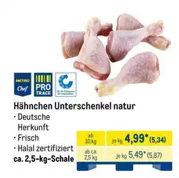 METRO Hähnchen Unterschenkel natur Angebot