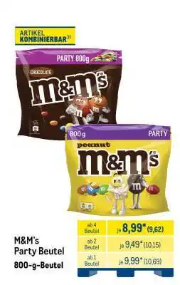 METRO M&M's Party Beutel Angebot