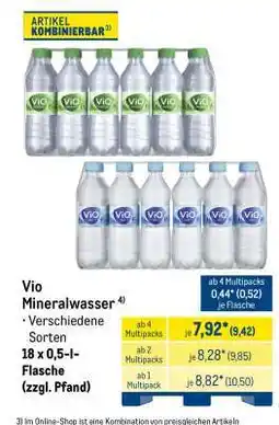 METRO ViO Mineralwasser Angebot