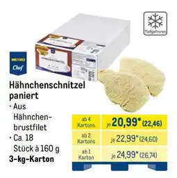 METRO Hähnchenschnitzel paniert Angebot