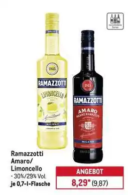 METRO Ramazzotti Amaro/Limoncello Angebot