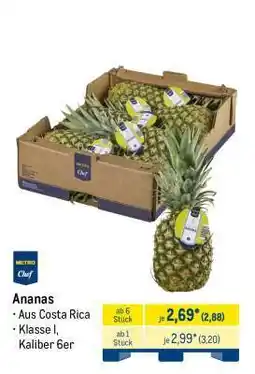 METRO Ananas Angebot