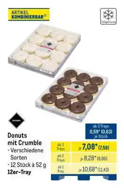 METRO Donuts mit Crumble Angebot