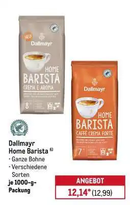 METRO Dallmayr Home Barista Angebot