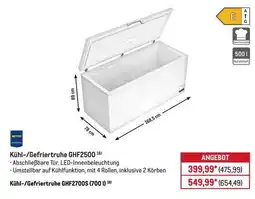 METRO Kühl-/Gefriertruhe GHF2500 Angebot