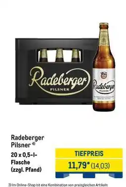 METRO Radeberger Pilsner Angebot