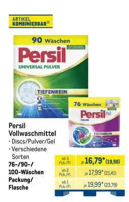 METRO Persil Vollwaschmittel Angebot