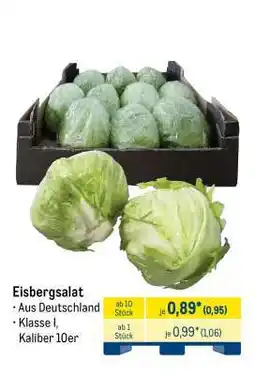 METRO Eisbergsalat Angebot