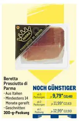 METRO Beretta Prosciutto di Parma Angebot