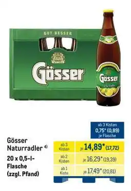 METRO Gösser Naturradler Angebot