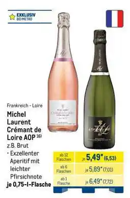 METRO Michel Laurent Crémant de Loire AOP Angebot
