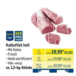 METRO Kalbsfilet hell Angebot