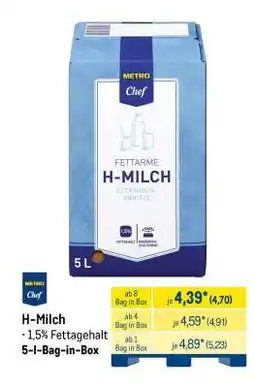 METRO H-Milch Angebot
