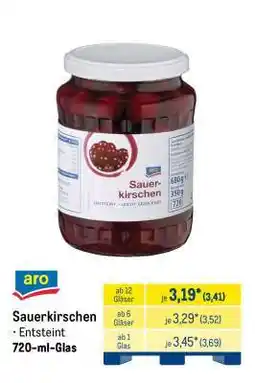 METRO aro Sauerkirschen Angebot
