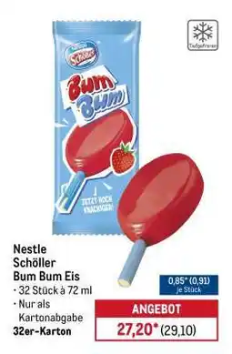 METRO Nestle Schöller Bum Bum Eis Angebot
