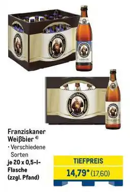 METRO Franziskaner Weissbier Angebot