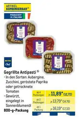 METRO Gegrillte Antipasti Angebot