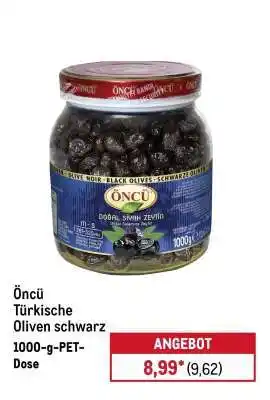 METRO Öncü Türkische Oliven schwarz Angebot