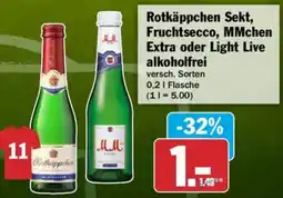 AEZ Rotkäppchen Sekt, Fruchtsecco, MMchen Extra oder Light Live alkoholfrei Angebot