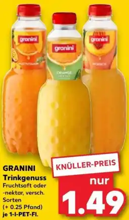 Kaufland GRANINI Trinkgenuss Angebot