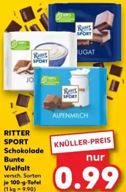 Kaufland RITTER SPORT Schokolade Bunte Vielfalt Angebot