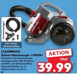 Kaufland CLEANMAXX Zyklon-Staubsauger 14638 Angebot