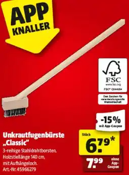 Hagebau Unkrautfugenbürste „Classic" Angebot