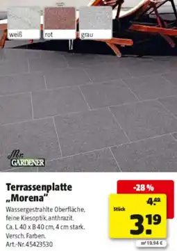 Hagebau Mr. GARDENER Terrassenplatte ,,Morena" Angebot