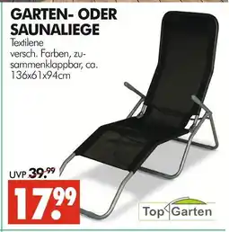 Wreesmann Top garten garten- oder saunaliege Angebot