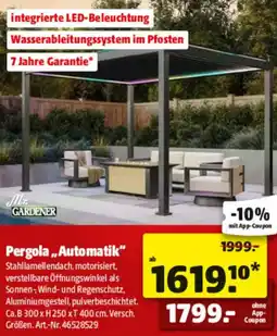 Hagebau Mr. GARDENER Pergola ,,Automatik" Angebot