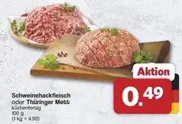 Famila Nord West Schweinehackfleisch oder Thüringer Mett Angebot