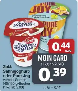 Famila Nord West Zott Sahnejoghurt oder Pure Joy Angebot