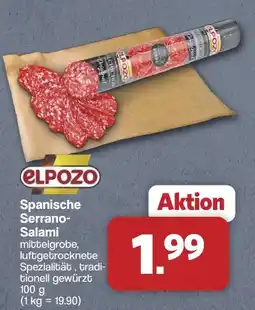 Famila Nord West ELPOZO Spanische Serrano- Salami Angebot