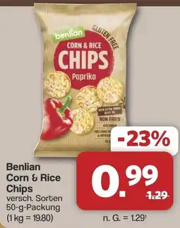 Famila Nord West Benlian Corn & Rice Chips Angebot
