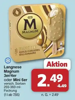 Famila Nord West Langnese Magnum 3er/4er oder Mini 6er Angebot