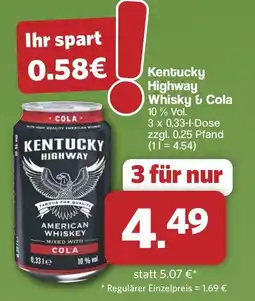 Famila Nord West Kentucky Highway Whisky & Cola Angebot