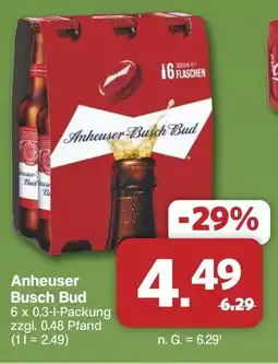 Famila Nord West Anheuser Busch Bud Angebot