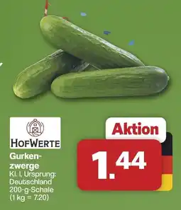 Famila Nord West HOFWERTE Gurkenzwerge Angebot