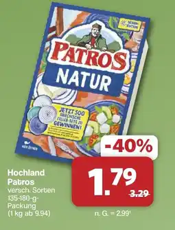 Famila Nord West Hochland Patros Angebot