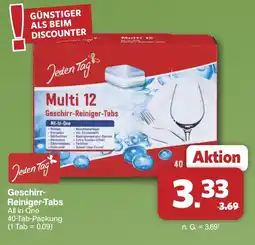Famila Nord West Jeden Tag Geschirr- Reiniger-Tabs Angebot
