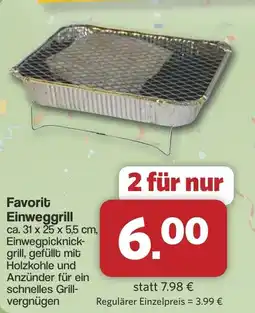 Famila Nord West Favorit Einweggrill Angebot