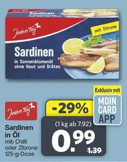 Famila Nord West Jeden Tag Sardinen in Öl Angebot